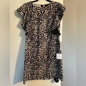 Laundry by Shelli Segal cheetah print dress, size 8, NWT